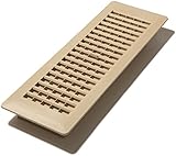 Decor Grates PL414-TA Plastic Floor Register, 4 x 14-Inch, Taupe [並行輸入品]