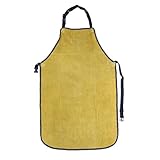 作業エプロン ビブ レザー 溶接用 エプロン 60 * 90cm Broadroot