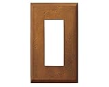 コンセントスイッチプレート　PXP-AC01-YE ブロンズイエロー