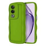 HeeNia OPPO A3 Pro 5G / OPPO A3 5G対応 ケース カバー TPU シリコン質感 耐衝撃 落下防止 取付簡単 オッポa3 5g プロ ケース用 カメラ保護 レンズ保護 高級携帯電話ケース (グリーン)