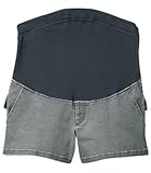 【 アウトレット 】 Angeliebe エンジェリーベ マタニティ P ・ パンツ ストレッチ チノ ハーフ ボトム 妊婦服 アジャスター調節可 ズボン 11号 ユーズド グレー