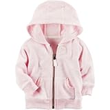 Carter's(カーターズ) ジップフロントネオンフレンチテリーフード ピンク アウターパーカー 6ヶ月【並行輸入】