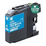 エコリカ ブラザー LC113C対応リサイクルインク 通常容量 シアン/染料 DCP-J4210N/J4215N MFC-J4510N/J4810DN/J4910CDW/J6570CDW/J6573CDW/J6770CDW/J6970CDW/J6973CDW/J6975CDW 残量表示対応 封筒パッケージ【Amazon.co.jp限定】