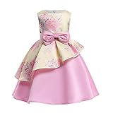 子供ドレス 子供服 Timsa プリンセスドレス ワンピース 女の子 西洋風 花柄 ノースリーブ 重ね着風 お姫様 ドレス 夏秋 お嬢系 リボン かわいい 蝶結び ファッション 結婚式 発表会 子供の