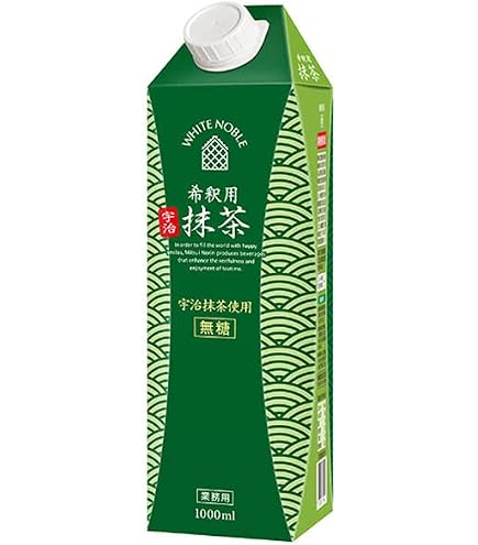 Amazon | 三井農林 ホワイトノーブル 希釈用抹茶 1L紙パック×6本入