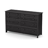 South Shore Little Smileys 6-Drawer Double Dresser, Gray Oak [並行輸入品]