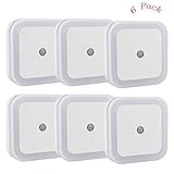 プラグインLEDナイトライト、スマートセンサー自動Dusk to Dawnライトウォームホワイトグローソフト明るさPerfect forベッドルーム、保育園、赤ちゃんの部屋( 6パック) guang-