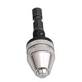 FC キーレスドリルチャック 六角 0.3-3.5MM （1個） (シルバー)