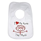 I Love My Auntie This Much Funny Baby Bib by 2Personal