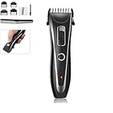 電気ヘアクリッパー Sorliva 充電式プロの電気ヘアクリッパートリマービアーズシェーバーセットコードレス 110V