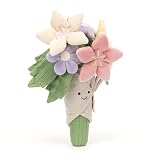 Jellycat アミューズブル 花束 ぬいぐるみ 12インチ - 植物と花のぬいぐるみ - 楽しい装飾&ギフト