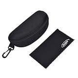 Mudder Hard Case for Howard Leight by Honeywell R-03570 Genesis Black Frame Shooting Glasses [並行輸入品]
