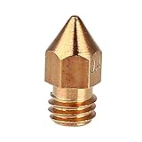 Tiptiper 3Dプリンターヘッド、3Dプリンター真鍮ノズルプリントヘッドインジェクタープリンター用品耐久性