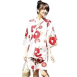 201917-87 AiAi(アイアイ) ペア甚平 上下セット レディース 女の子 綿100％...