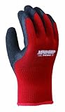 川西工業 マッドグリップ サーモ 1P レッド M #2537