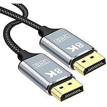 Displayport ケーブル 【8K@60Hz 規格DP1.4 HDR対応】 楽天市場】Displayport ケーブル 8K ゲーミング DP1.4規格