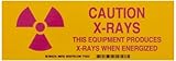 Brady 88752 10" Width x 3-1/2" Height B-302 Polyester, Pink on Yellow Radiation and Laser Sign, "Cau