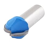 uxcell U溝ビット　コアボックスルータービット　トリマールーター　ダブルフルート　25mmカットダイヤ　1個