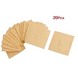 SODIAL(R) 20個交換はんだごてクリーニングスポンジ59ミリメートルx59ミリメートルx1ミリメートル