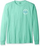 NCAA染めRingspunファッションカラー長袖Tシャツ XL ブルー