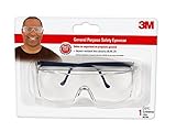 3M 90780-80025P General Purpose Safety Glasses Black Frame Clear Lens [並行輸入品]