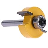 Demiawaking 1/4シャンク スロッティングルータービット 木工カッターツール T-スロット ルータビット 高品質 電動工具パーツ