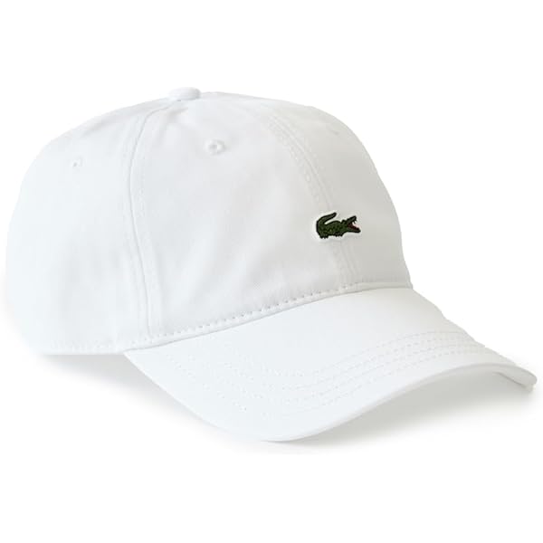 Amazon | Lacoste メンズ スポーツ プチピケ ゴルフバイザー, ホワイト