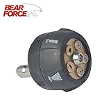 BEAR FORCE　高圧洗浄機　調整可能　5イン1　ノズル　1/4　クイックカプラ　207bar