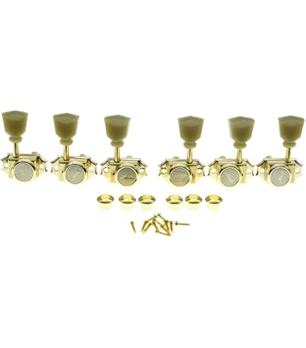 6Pcs Yootones Vintage Keystone Style Guitar Tuning Pegs Machine
