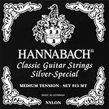 HANNABACH 815MT Silver Special Medium Tension ハナバッハ クラシックギター弦 【国内正規品】