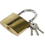 Metaltex 297590 Padlock Including 3 Keys, 1.18" [並行輸入品]