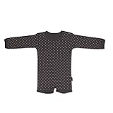 Anna Nicola(アンナニコラ) 水玉長袖ボディーショート・日本製 (60cm, グレー)