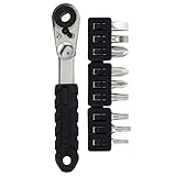 GreatNeck 51063 Mini Ratchet and Bit Set, 10-Piece [並行輸入品]