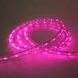 CBconcept 120VLR100FT-Pink 100-Feet 120V 2-Wire 1/2-Inch LED Rope Light with 1.0-Inch LED Spacing [並