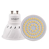 Ruanyi AC 110V / AC220V、暖かい白クールホワイトナチュラルホワイトLEDスポットライト、GU10 54LED 5W LED 2835SMD 400-500Lm ( 色 : Nat