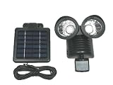 Tricod E2167B Motion Sensor Security Solar Flood Light, Medium, Black by Tricod