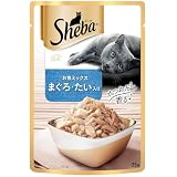 シーバ (Sheba) キャットフード リッチ ごちそうフレーク 贅沢お魚ミックス まぐろ・たい入り 35g×12個 (まとめ買い)