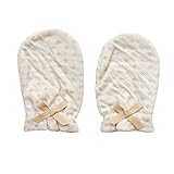 オーガニックコットン ベビーミトン　日本製　接結ニット