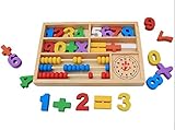 時計 そろばん 数字 知育玩具 パズル 木のおもちゃ