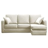 ソファ 三人掛け カウチ コーナー 3人掛けコーナー カウチソファー (ホワイトPVC)