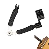 SHSHANLC ストリングワインダー 3in1 多機能ツール ギター 弦交換セット （ペグ回し ペグ抜き ニッパー） アコースティックギター 弦 エレキギター弦 アコギ弦 クラシックギター 弦対応 ピック ギター ペグ ギター メンテナンス アコギ ピック フィンガーピック サムピック アコギ カポ ブラック