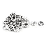 DealMuxステンレス鋼のアパートの浴室のラウンドメッシュ穴洗面シンク残留ストレーナー25pcs