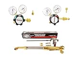 HARRIS SET - Regulator Gas 25GX-4LP Heavy-Duty Propane Single Stage + Regulator Oxygen 25GX-10-OX + 