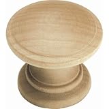Belwith Keeler自然Woodcraftコレクション1 1 / 4 "キャビネットノブUnfinished Wood