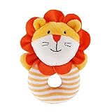 HKUN　おもちゃ　ベビーカー用　音鳴り　鈴を振る　玩具　可愛い　動物　ぬいぐるみ　知育玩具　聴覚に刺激　出産お祝い　プレゼント