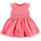 カーターズ Carter's/ フローラルチュールドレス ピンク ワンピース 6ヶ月【並行輸入】