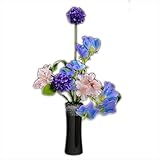 仏縁堂ブランド：お仏壇・インテリア用高級造花【ラスター仏花：S　花立付】腐らずお手入れ不要の便利なお花　仏壇・仏具