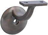 National Hardware Handrail Bracket Antique Bronze Knob