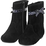 ジンボリー GYMBOREE/ リボントリムブーツ ブラック シューズ 12cm【並行輸入】