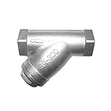 Red-White Valve 112RW889 Stainless Y-Strainer, 1 1/2" [並行輸入品]